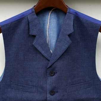 NOTCHED RAPEL WAIST COAT