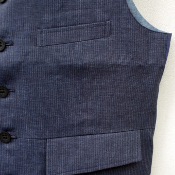 NOTCHED RAPEL WAIST COAT