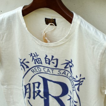 MARUA x RED CAT SALOON 赤猫的衣派 STENCIL T-SHIRTS