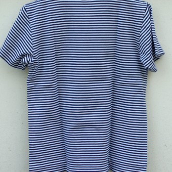 40/2 SINGLE JERSEY BORDER POCKET T-SHIRTS [POINT]