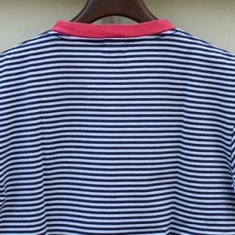 40/2 SINGLE JERSEY BORDER POCKET T-SHIRTS [POINT]