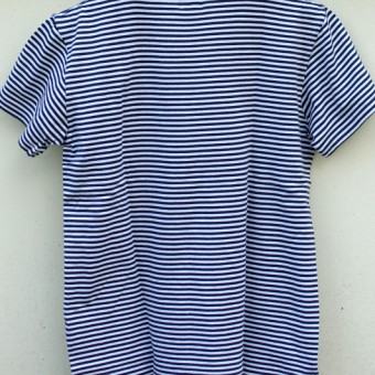 40/2 SINGLE JERSEY BORDER POCKET T-SHIRTS [POINT]