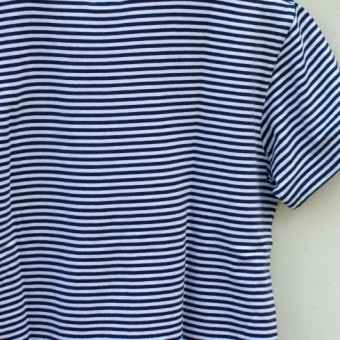 40/2 SINGLE JERSEY BORDER POCKET T-SHIRTS [POINT]