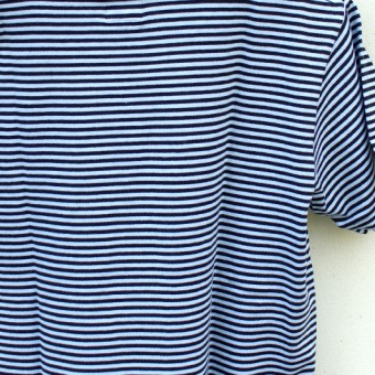 40/2 SINGLE JERSEY BORDER POCKET T-SHIRTS [COLOR]