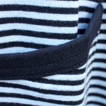 40/2 SINGLE JERSEY BORDER POCKET T-SHIRTS [COLOR]