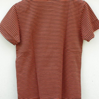 40/2 SINGLE JERSEY BORDER POCKET T-SHIRTS [COLOR]