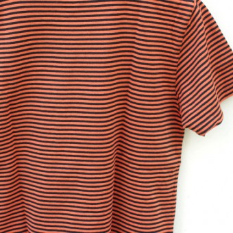 40/2 SINGLE JERSEY BORDER POCKET T-SHIRTS [COLOR]