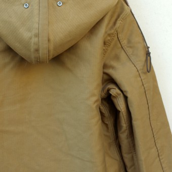 CORD CLOTH HOODED DECK JACKET