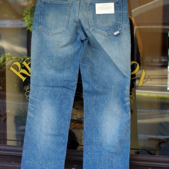 HEAVY DENIM TAPERD JEANS (DUSTY TYPE)