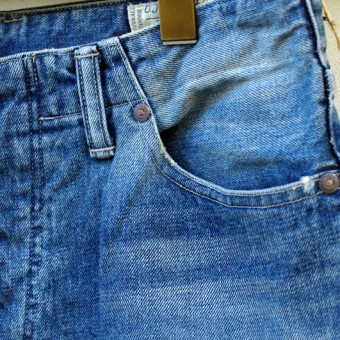 HEAVY DENIM TAPERD JEANS (DUSTY TYPE)