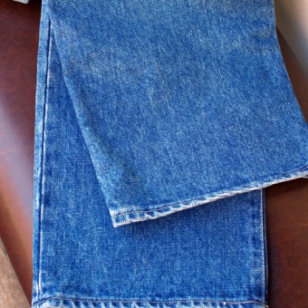 HEAVY DENIM TAPERD JEANS (DUSTY TYPE)