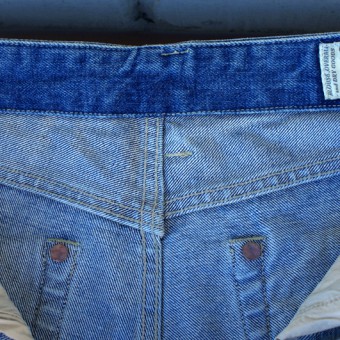 HEAVY DENIM TAPERD JEANS (DUSTY TYPE)