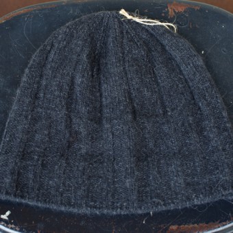 SHAGGY WOOL RIB CAP