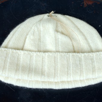 SHAGGY WOOL RIB CAP