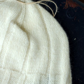 SHAGGY WOOL RIB CAP