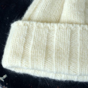 SHAGGY WOOL RIB CAP