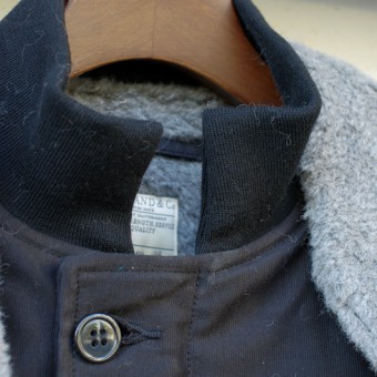 CORD CLOTH HOODED DECK JACKET