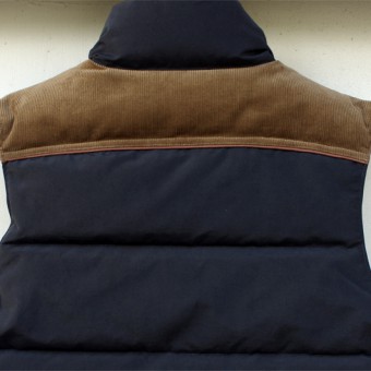 STAND COLLAR DOWN VEST