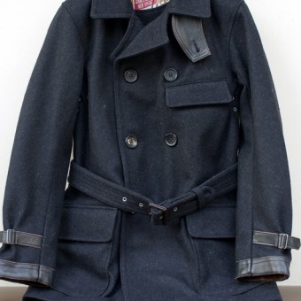 AD-WJ-01 HEAVY MELTON DOUBLE BREASTED MC COAT