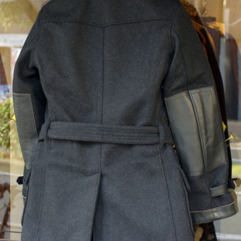 AD-WJ-01 HEAVY MELTON DOUBLE BREASTED MC COAT