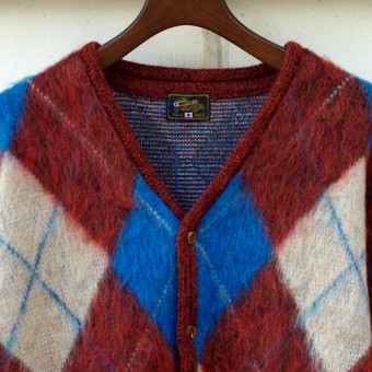 MOHAIR ARGYLE CARDIGAN