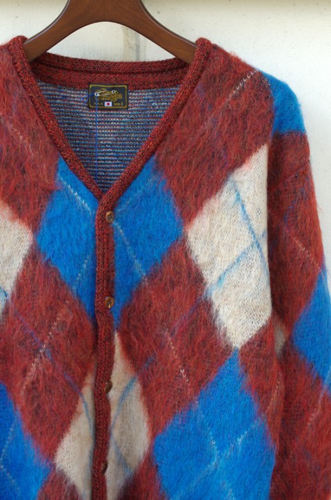 MOHAIR ARGYLE CARDIGAN