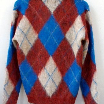 MOHAIR ARGYLE CARDIGAN