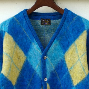 MOHAIR ARGYLE CARDIGAN