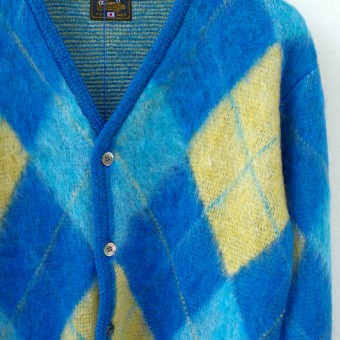 MOHAIR ARGYLE CARDIGAN