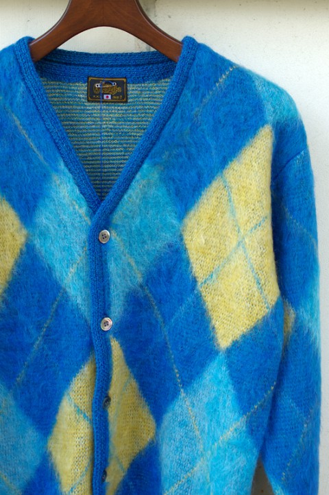 MOHAIR ARGYLE CARDIGAN