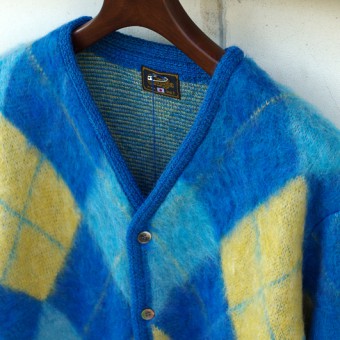 MOHAIR ARGYLE CARDIGAN