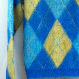 MOHAIR ARGYLE CARDIGAN