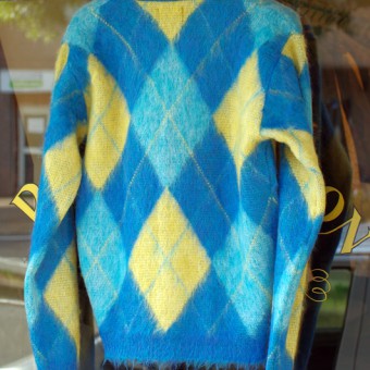 MOHAIR ARGYLE CARDIGAN