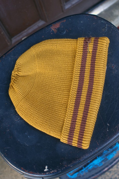 RIB LINE KNIT CAP