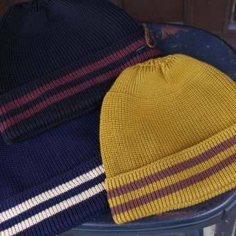 RIB LINE KNIT CAP