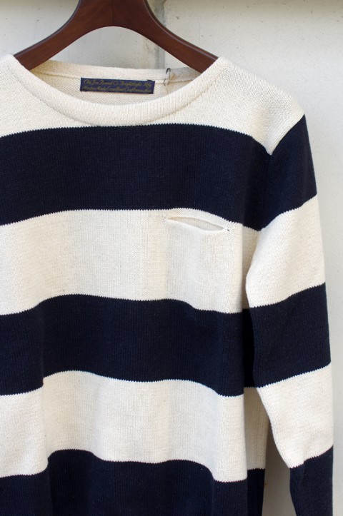 SPEC DYED YARN BOATNECK SWEATER