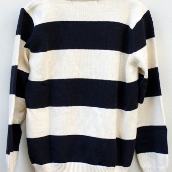 SPEC DYED YARN BOATNECK SWEATER