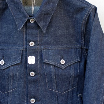 FRENCH COLLAR JEAN JACKET