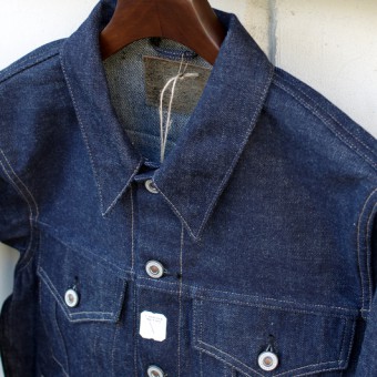 FRENCH COLLAR JEAN JACKET