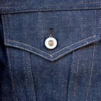 FRENCH COLLAR JEAN JACKET