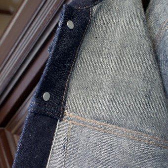 FRENCH COLLAR JEAN JACKET