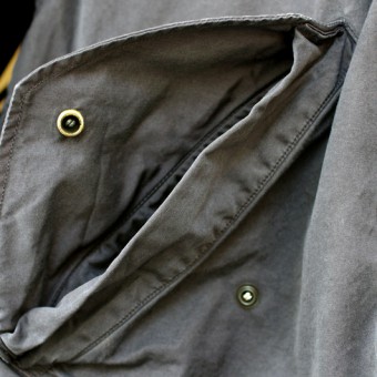 SUPIMA GABERDINE FIELD COAT