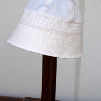 HIGH COUNT LINEN MARINE HAT