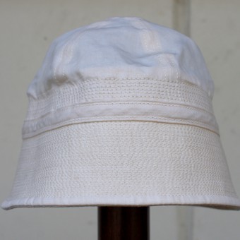 HIGH COUNT LINEN MARINE HAT