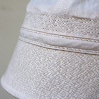 HIGH COUNT LINEN MARINE HAT