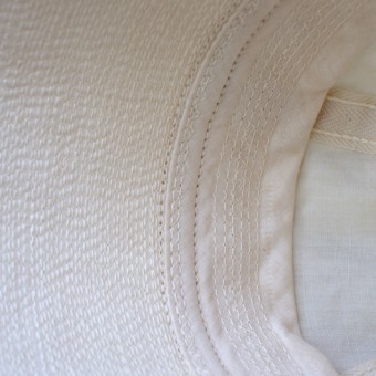 HIGH COUNT LINEN MARINE HAT