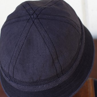 HIGH COUNT LINEN MARINE HAT