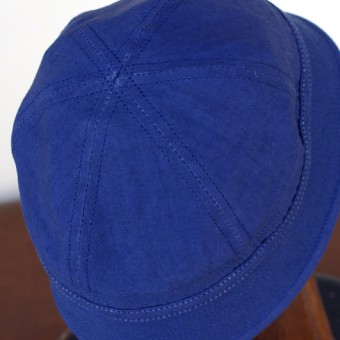 HIGH COUNT LINEN MARINE HAT