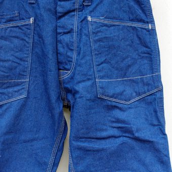 WORK DENIM PANTS [LEATHER POCKET]