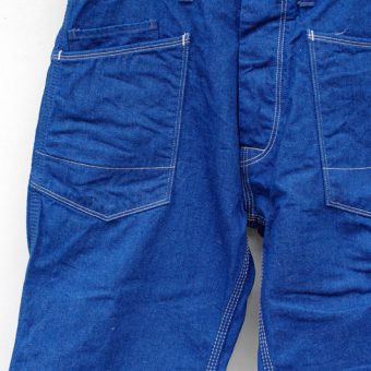 WORK DENIM PANTS [LEATHER POCKET]